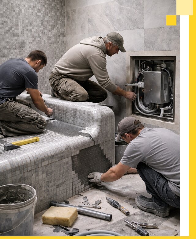 Проекты хамамов под ключ в Котельниках и дизайн и строительство