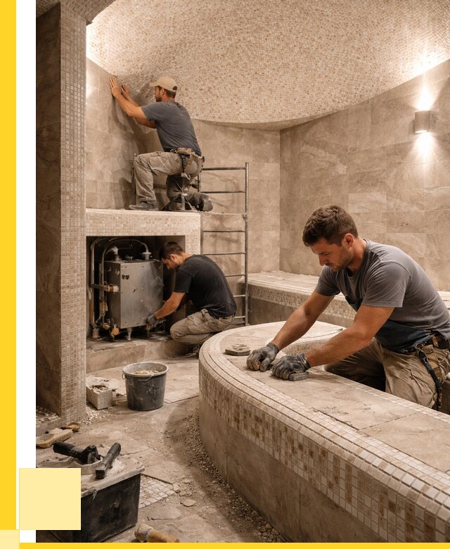 Монтаж хамамов под ключ в Котельниках от 265450 р. ЭриданКтн