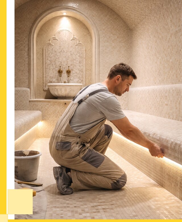 Отделка хамамов под ключ в Котельниках от 5840 р. | ЭриданКтн