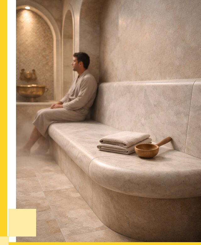 Сиденья для хамама в Котельниках под ключ от 12742 р. | ЭриданКтн