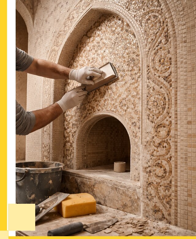 Мозаика для хамама в Котельниках под ключ от 5309 р. | ЭриданКтн