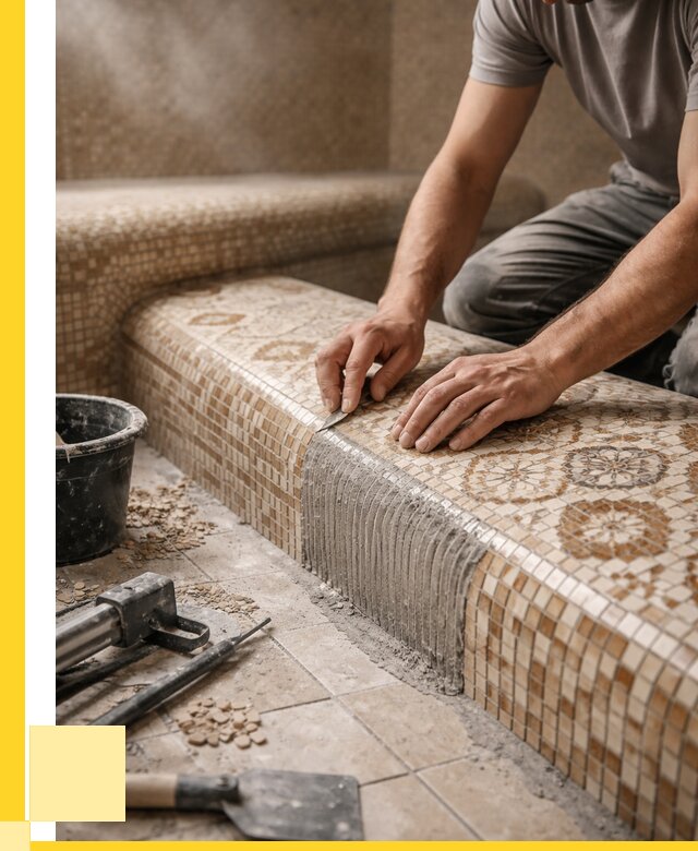 Плитка для хамама под ключ в Котельниках от 3716 р. | ЭриданКтн