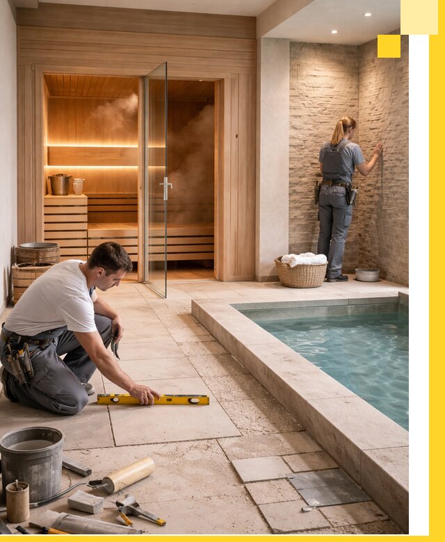 Комплексный дизайн и отделка интерьеров SPA под ключ в Котельниках